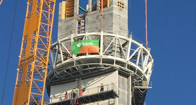 BAM’s Construction of Dublin Airport’s New €27 Million Air Traffic Visual Control Tower Takes Shape