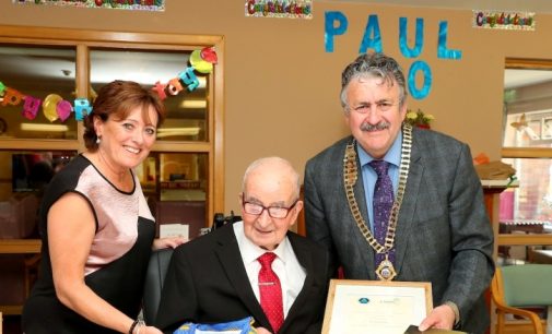 CIF Honours 100 year-old Carpenter Paul Fogarty