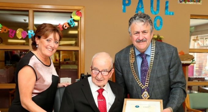 CIF Honours 100 year-old Carpenter Paul Fogarty