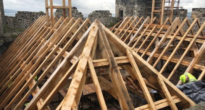 Completion of New Roof at Carrickfergus Castle a Towering Success