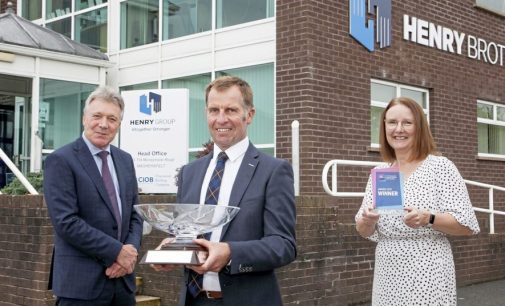 Construction firm Henry Brothers collects top responsible business award