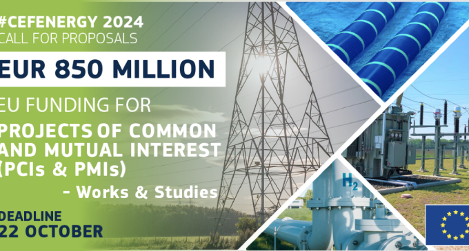 CEF Energy Launches €850 Million Call for Energy Infrastructure Projects